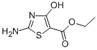 structure of CAS# 72218-74-7, 2-Amino-4-Hydroxy-5-Thiazolecarboxylicacid Ethyl Ester;(5E)-2-Amino-5-(Ethoxy-Hydroxy-Methylene)Thiazol-4-One;(5E)-2-Amino-5-(Ethoxy-Hydroxymethylene)-4-Thiazolone;(5E)-2-Amino-5-(Ethoxy-Hydroxy-Methylidene)-1,3-Thiazol-4-One
