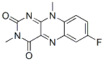 CAS 登录号：72247-96-2， 7-氟-3,10-二甲基-苯并[g]蝶啶-2,4(3H,10H)-二酮