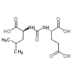 structure of CAS# 723331-20-2, N-{[(1S)-1-Carboxy-3-methylbutyl]carbamoyl}-L-glutamic acid;N-[[[(1S)<wbr>-1-Carbox<wbr>y-3-methy<wbr>lbutyl]am<wbr>ino]carbo<wbr>nyl]-L-gl<wbr>utamic ac<wbr>id;ZJ 43
