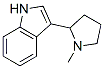 CAS 登录号：7236-83-1， 3-(1-甲基-2-吡咯烷基)-1H-吲哚