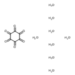 structure of CAS# 7255-28-9, 1,2,3,4,5,6-Cyclohexanehexone octahydrate;Cyclohexane-1,2,3,4,5,6-hexone octahydrate;Hexaketocyclohexane octahydrate;Hexaketocyclohexane octahydrate, Triquinolyl octahydrate