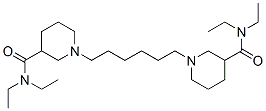 CAS 登录号：7259-61-2， 1,6-二(3-(N,N-二乙基氨基甲酰)哌啶)己烷