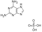 CAS 登录号：7280-83-3， 2,6-二氨基嘌呤硫酸盐