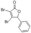 structure of CAS# 72857-86-4, (5S)-3,4-Dibromo-5-Phenyl-5H-Furan-2-One;Zinc00169225
