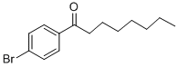 structure of CAS# 7295-48-9, 1-(4-Bromophenyl)-1-Octanone;P-Octanoylbromobenzene;Fr-0112;P-Bromophenyl Heptyl Ketone