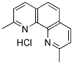 structure of CAS# 7296-20-0, 2,9-Dimethyl-1,10-Phenanthroline Hydrochloride (1:1);1,10-Phenanthroline, 2,9-Dimethyl-, Hydrochloride;1,10-Phenanthroline, 2,9-Dimethyl-, Monohydrochloride