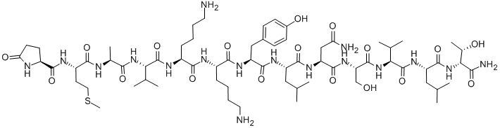 CAS#: 73073-47-9， Vasoactive intestinal peptide fragment 16-28