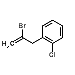 结构式 CAS# 731772-01-3, 1-(2-溴-2-丙烯-1-基)-2-氯苯