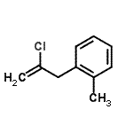 结构式 CAS# 731772-12-6, 1-(2-氯-2-丙烯-1-基)-2-甲基苯