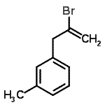 结构式 CAS# 731772-18-2, 1-(2-溴-2-丙烯-1-基)-3-甲基苯
