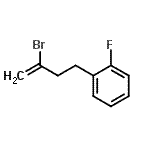 structure of CAS# 731772-96-6, 1-(3-Bromo-3-buten-1-yl)-2-fluorobenzene;2-bromo-4-(2-fluorophenyl)-1-butene