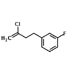 结构式 CAS# 731773-04-9, 1-(3-氯-3-丁烯-1-基)-3-氟苯