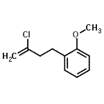 结构式 CAS# 731773-13-0, 1-(3-氯-3-丁烯-1-基)-2-甲氧基苯