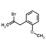 结构式 CAS# 731773-14-1, 1-(2-溴-2-丙烯-1-基)-2-甲氧基苯