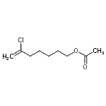 structure of CAS# 731773-21-0, 6-Chloro-6-hepten-1-yl acetate;7-acetoxy-2-chloro-1-heptene