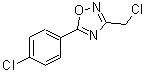 结构式 CAS# 73217-30-8, 3-(氯甲基)-5-(4-氯苯基)-1,2,4-恶二唑