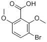 结构式 CAS# 73219-89-3, 3-溴-2,6-二甲氧基苯甲酸酯