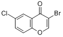 structure of CAS# 73220-38-9, 3-Bromo-6-Chloro-4H-1-Benzopyran-4-One;3-BROMO-6-CHLORO-4H-CHROMEN-4-ONE;3-BROMO-6-CHLOROCHROMONE