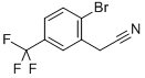 结构式 CAS# 732306-26-2, 2-溴-5-(三氟甲基)苯基乙腈