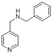 structure of CAS# 73325-67-4, Benzylpyridin-4-ylmethylamine