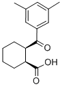 结构式 CAS# 733742-69-3, 顺式-2-(3,5-二甲基苯甲酰)环己烷-1-羧酸