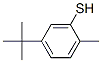 structure of CAS# 7340-90-1, 5-Tert-Butyl-2-Methylthiophenol;5-Tert-Butyl-2-Methyl-Benzenethiolate;Zinc02512370