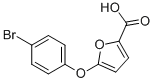 结构式 CAS# 73420-68-5, 5-(4-溴苯氧基)-2-糠酸