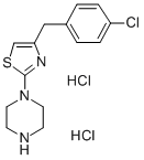 CAS#: 73553-65-8， 1-[4-[(4-Chlorophenyl)Methyl]-1,3-Thiazol-2-Yl]Piperazine Dihydrochloride