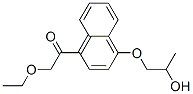 CAS#: 73622-71-6， 2-Ethoxy-1-[4-(2-Hydroxypropoxy)Naphthalen-1-Yl]Ethanone
