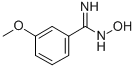 structure of CAS# 73647-50-4, N-Hydroxy-3-Methoxy-Benzamidine;3-Methoxybenzamidoxime