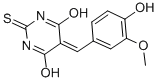 CAS#: 73681-14-8， 5-[(4-Hydroxy-3-Methoxyphenyl)Methylidene]-2-Sulfanylidene-1,3-Diazinane-4,6-Dione