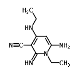 CAS#: 736875-44-8， 6-Amino-1-ethyl-4-(ethylamino)-2-imino-1,2-dihydro-3-pyridinecarbonitrile