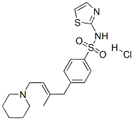 CAS#: 73688-97-8， 4-[(E)-2-Methyl-4-Piperidin-1-Ylbut-2-Enyl]-N-(1,3-Thiazol-2-Yl)Benzenesulfonamide Hydrochloride