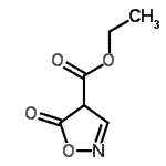 结构式 CAS# 73710-42-6, 乙基5-氧代-4,5-二氢-1,2-恶唑-4-羧酸酯