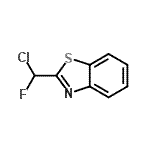CAS#: 73774-32-0， 2-[Chloro(fluoro)methyl]-1,3-benzothiazole