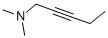 structure of CAS# 7383-77-9, N,N-Dimethyl-2-Pentyn-1-Amine;Dimethyl-Pent-2-Ynyl-Amine;Sbb008768;1-Dimethylamino-2-Pentyne