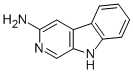 structure of CAS# 73834-77-2, 9H-Pyrido[5,4-b]Indol-3-Amine;9H-$B-Carbolin-3-Ylamine;Nsc248005;St003697