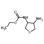 CAS#: 740738-23-2， Ethyl (4-aminotetrahydro-3-thiophenyl)carbamate