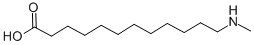structure of CAS# 7408-81-3, 12-(Methylamino)Dodecanoic Acid;12-(Methylamino)Lauric Acid;65659_Fluka;12-(Methylamino)Dodecanoic Acid