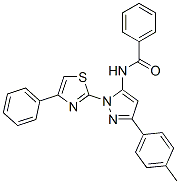 CAS#: 74101-31-8， N-[5-(4-Methylphenyl)-2-(4-Phenyl-1,3-Thiazol-2-Yl)Pyrazol-3-Yl]Benzamide