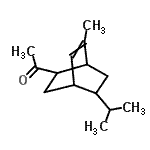 CAS 登录号：74129-06-9， 1-(8-异丙基-6-甲基双环[2.2.2]辛-5-烯-2-基)乙酮