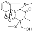 structure of CAS# 74149-38-5, Bis(Methylthio)Gliotoxin;(3R,5As,6S,10Ar)-6-Hydroxy-3-(Hydroxymethyl)-2-Methyl-3,10A-Bis(Methylthio)-6,10-Dihydro-5Ah-Pyrazino[1,6-A]Indole-1,4-Dione;(3R,5As,6S,10Ar)-6-Hydroxy-2-Methyl-3-Methylol-3,10A-Bis(Methylthio)-6,10-Dihydro-5Ah-Pyrazino[4,3-A]Indole-1,4-Quinone;Pyrazino(1,2-A)Indole-1,4-Dione, 2,3,5A,6,10,10A-Hexahydro-6-Hydroxy-3-(Hydroxymethyl)-2-Methyl-3,10A-Bis(Methylthio)-, (3R-(3Alpha,5Abeta,6Beta,10Aalpha))-