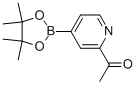 structure of CAS# 741709-58-0, 2-Acetylpyridine-4-boronic acid pinacol ester