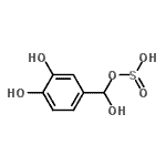 CAS 登录号：742003-10-7， (3,4-二羟基苯基)(羟基)甲基氢亚硫酸酯