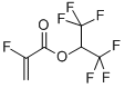 structure of CAS# 74359-06-1, Hexafluoroisopropyl 2-Fluoroacrylate;2-FLUOROPROPENOIC ACID-1,1,1,3,3,3-HEXAFLUOROPROPYL ESTER;1,1,1,3,3,3-HEXAFLUOROISOPROPYL 2-FLUOROACRYLATE;1,1,1,3,3,3-HEXAFLUOROISPOROPYL 2-FLUOROACRYLATE