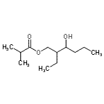 CAS 登录号：74367-31-0， 2-乙基-3-羟基己基2-甲基丙酸酯