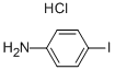 structure of CAS# 74367-81-0, 4-Iodoaniline Hydrochloride;(4-Iodophenyl)Amine Hydrochloride;4-Iodoanilinium Chloride