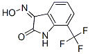 structure of CAS# 74396-78-4, 3-(Hydroxyamino)-7-(Trifluoromethyl)Indol-2-One;3-(Hydroxyamino)-7-(Trifluoromethyl)-2-Indolone;T5477189;Zinc04218900