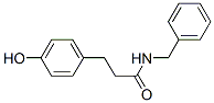 structure of CAS# 74454-78-7, 3-(4-Hydroxyphenyl)-N-Benzylpropionamide