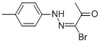 结构式 CAS# 74519-39-4, 1-溴-1-[2-(4-甲基苯基)亚肼基]丙酮